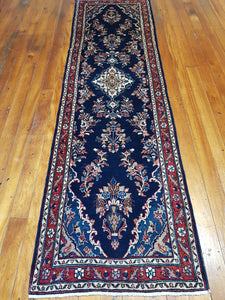 Hand knotted wool Rug 14600 size 300 x 84 cm Iran
