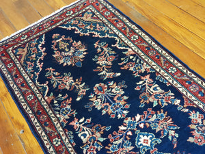 Hand knotted wool Rug 14600 size 300 x 84 cm Iran