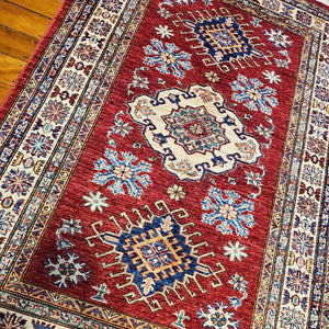 Hand knotted wool rug 175122 size 175 x 122 cm Afghanistan