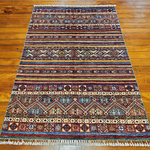 Load image into Gallery viewer, Hand knotted wool rug 177120 size 177 x 120 cm Afghanistan