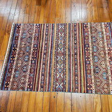 Load image into Gallery viewer, Hand knotted wool rug 177120 size 177 x 120 cm Afghanistan