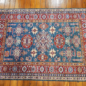 Hand knotted wool rug 181127 size 181 x 127 cm Afghanistan