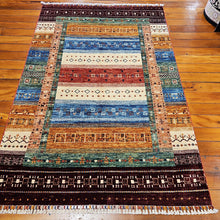 Load image into Gallery viewer, Hand knotted wool rug 188126 size 188 x 126 cm Afghanistan