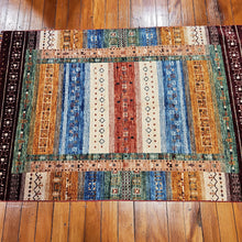 Load image into Gallery viewer, Hand knotted wool rug 188126 size 188 x 126 cm Afghanistan