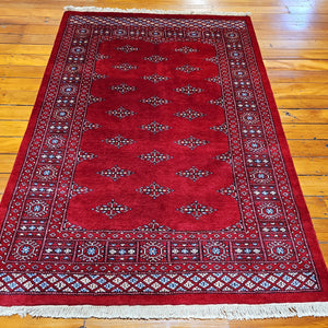 Hand knotted wool rug 179124 size 179 x 124 cm Pakistan