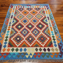 Load image into Gallery viewer, Hand knotted wool rug 199153 size 199 x 153 cm Afghanistan