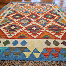 Load image into Gallery viewer, Hand knotted wool rug 199153 size 199 x 153 cm Afghanistan