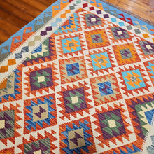Load image into Gallery viewer, Hand knotted wool rug 199153 size 199 x 153 cm Afghanistan