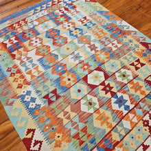 Load image into Gallery viewer, Hand knotted wool rug 200153 size 200 x 153 cm Afghanistan