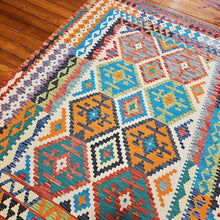 Load image into Gallery viewer, Hand knotted wool rug 206159 size 206 x 159 cm Afghanistan
