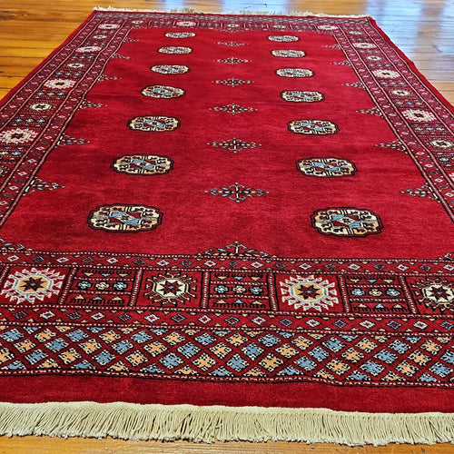 Hand knotted wool rug 201141 size 201 x 141 cm Pakistan
