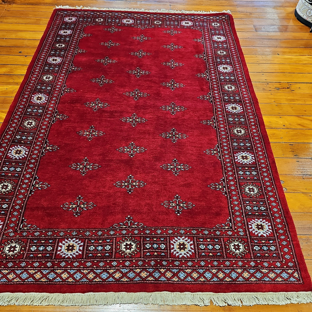 Hand knotted wool rug 207143 size 207 x 143 cm Pakistan