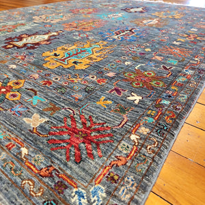 hand knotted wool rug 208154 size 208 x 154 cm Afghanistan