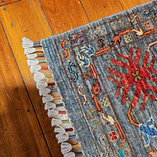 Load image into Gallery viewer, hand knotted wool rug 208154 size 208 x 154 cm Afghanistan