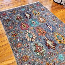 Load image into Gallery viewer, hand knotted wool rug 208154 size 208 x 154 cm Afghanistan