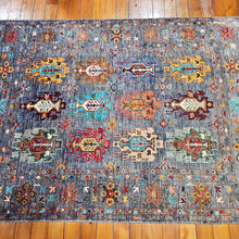 Load image into Gallery viewer, hand knotted wool rug 208154 size 208 x 154 cm Afghanistan