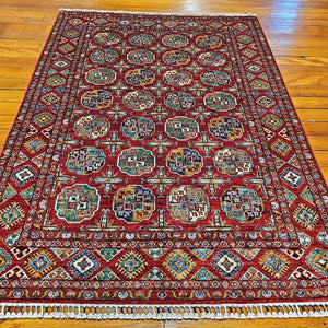 Hand knotted wool rug 201151 size 201 x 151 cm Afghanistan