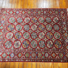 Load image into Gallery viewer, Hand knotted wool rug 201151 size 201 x 151 cm Afghanistan