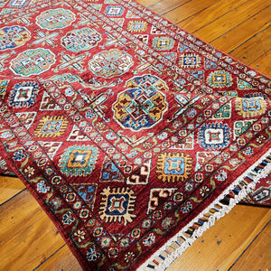 Hand knotted wool rug 201151 size 201 x 151 cm Afghanistan