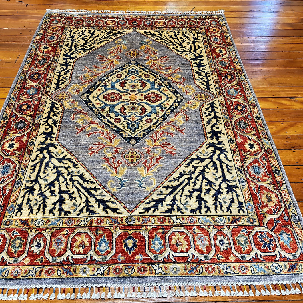 Hand knotted wool rug 209152 size 209 x 152 cm Afghanistan
