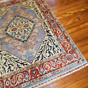 Hand knotted wool rug 209152 size 209 x 152 cm Afghanistan