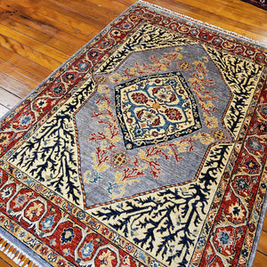 Hand knotted wool rug 209152 size 209 x 152 cm Afghanistan