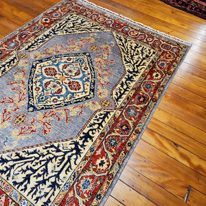 Hand knotted wool rug 209152 size 209 x 152 cm Afghanistan