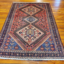 Load image into Gallery viewer, Hand knotted wool rug 197139 size 197 x 139 cm