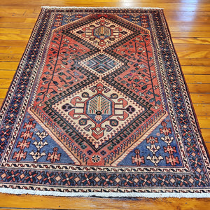 Hand knotted wool rug 197139 size 197 x 139 cm