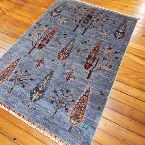 Hand knotted wool rug 177125 size 177 x 125 cm Afghanistan