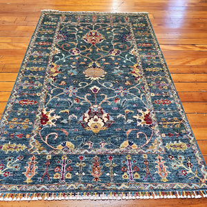 Hand knotted wool rug 190123 size 190 x 123 cm Afghanistan