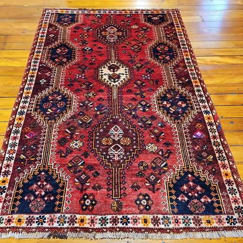 Hand knotted wool rug 197132 size 197 x 132 cm