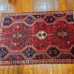 Hand knotted wool rug 197132 size 197 x 132 cm