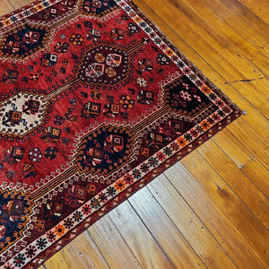 Hand knotted wool rug 197132 size 197 x 132 cm