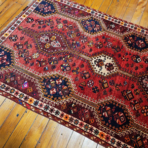 Hand knotted wool rug 197132 size 197 x 132 cm