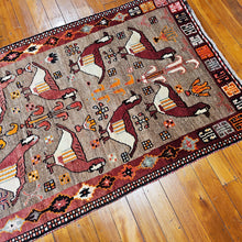 Load image into Gallery viewer, Hand knotted wool rug 210119 size 210 x 119 cm