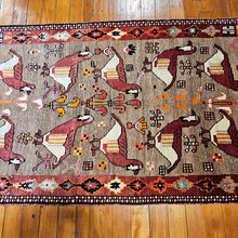 Load image into Gallery viewer, Hand knotted wool rug 210119 size 210 x 119 cm