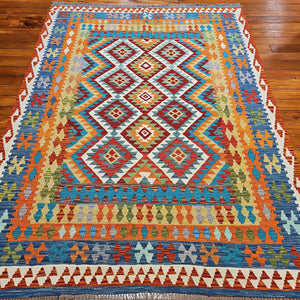 Hand knotted wool rug 233167 size 233 x 167 cm Afghanistan