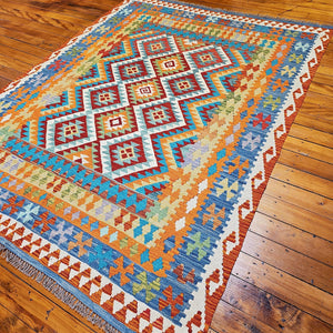 Hand knotted wool rug 233167 size 233 x 167 cm Afghanistan