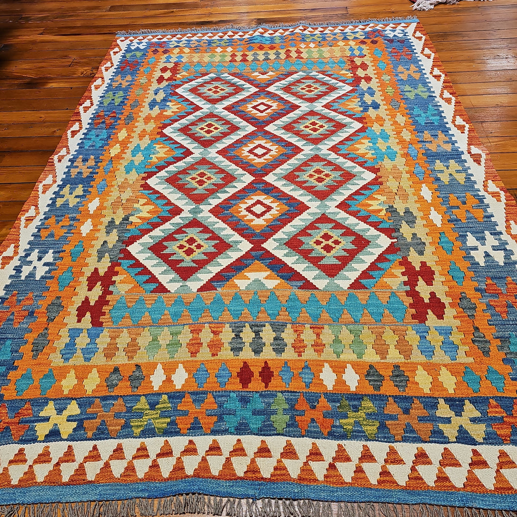 Hand knotted wool rug 233177 size 233 x 177 cm Afghanistan
