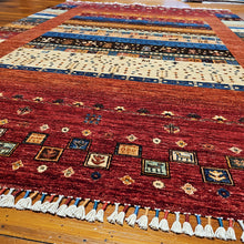 Load image into Gallery viewer, Hand knotted wool rug 238175 size 238 x 175 cm Afghanistan