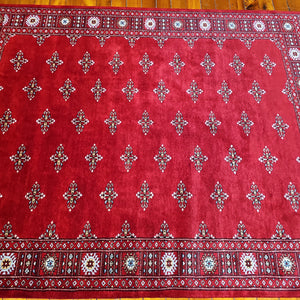 Hand knotted wool rug 231170 size 231 x 170 cm Pakistan