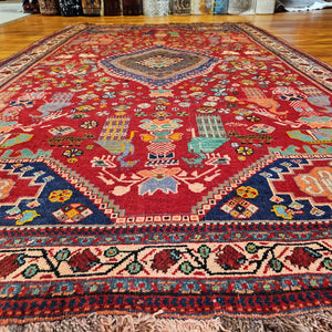 Hand knotted wool rug 266157 size 266 x 157 cm Iran
