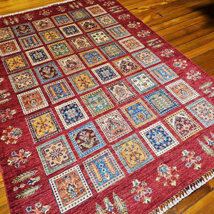 Hand knotted wool rug 237174 size 237 x 174 cm Afghanistan