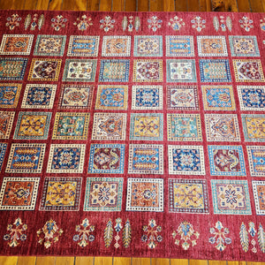Hand knotted wool rug 237174 size 237 x 174 cm Afghanistan