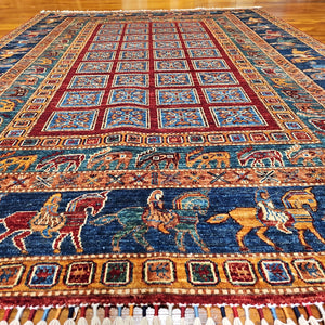 Hand knotted wool rug 235173 size 235 x 173 cm Afghanistan