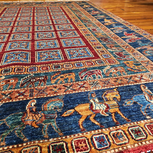 Hand knotted wool rug 235173 size 235 x 173 cm Afghanistan