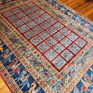 Hand knotted wool rug 235173 size 235 x 173 cm Afghanistan