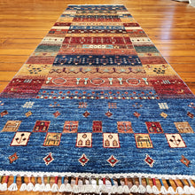 Load image into Gallery viewer, Hand knotted wool rug 24977 size 249 x 77 cm Afghanistan