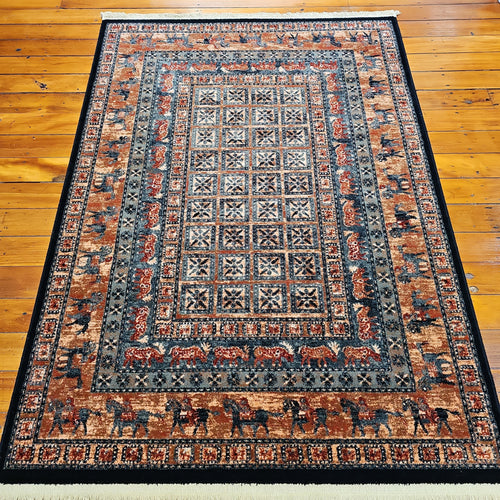 100% wool Rug Kasghai 4301 500 size 120 x 170 cm Belgium